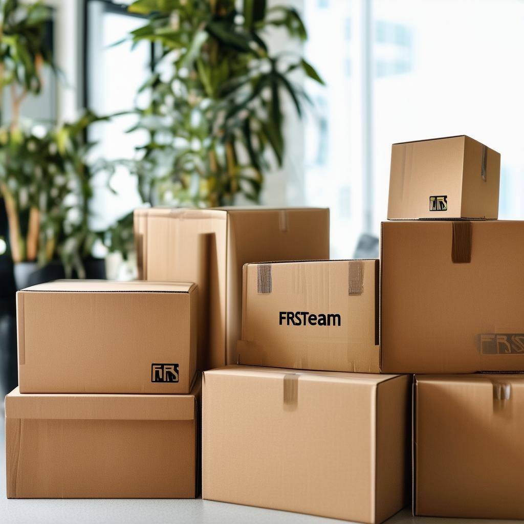 packed boxes with FRSTeam on it packed boxes with FRSTeam on it